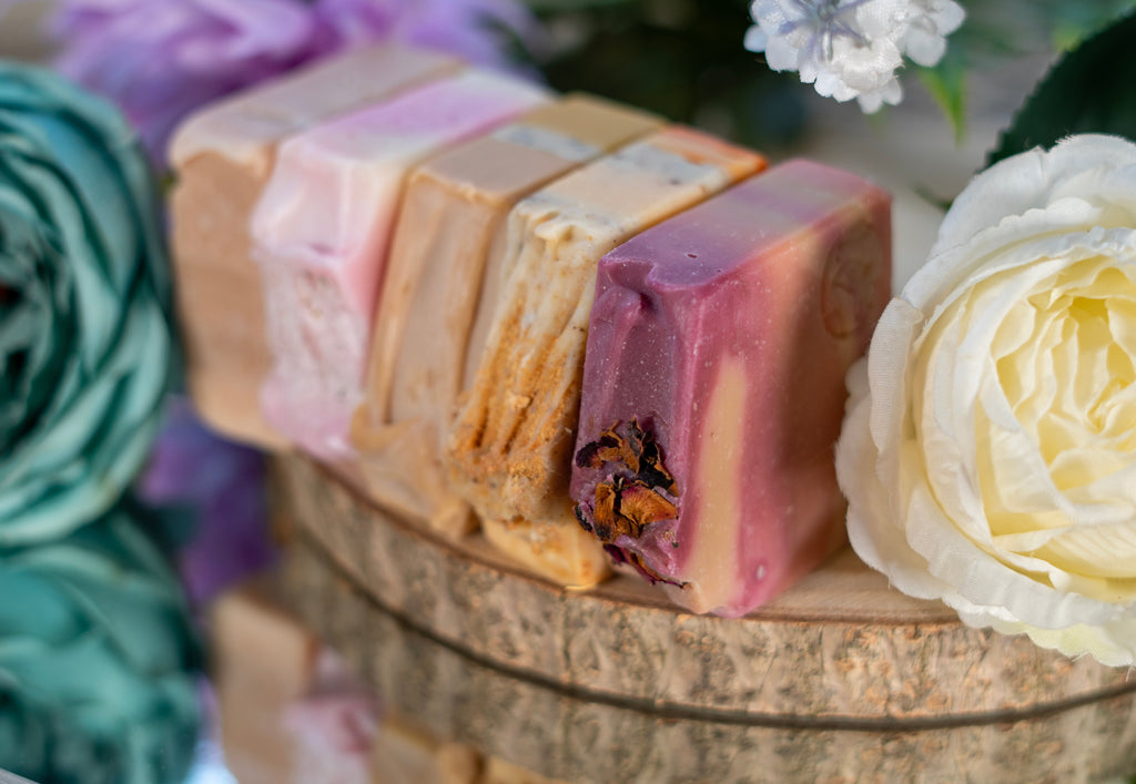 Plum, Rose & Patchouli - Rose Clay Soap-3