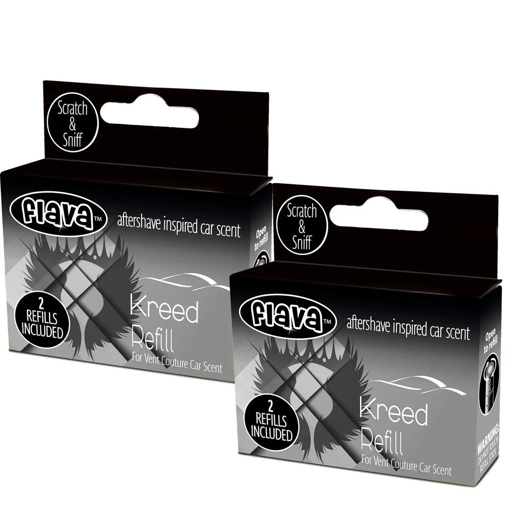 Flava Couture 2 Pack Refill Stick For Refillable Vent Car Air Fresheners - Kreed-2