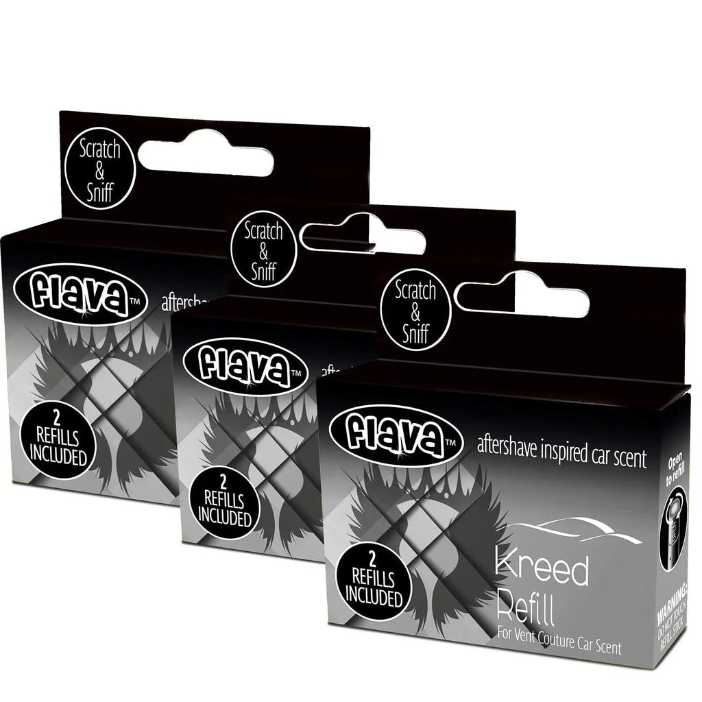 Flava Couture 2 Pack Refill Stick For Refillable Vent Car Air Fresheners - Kreed-3