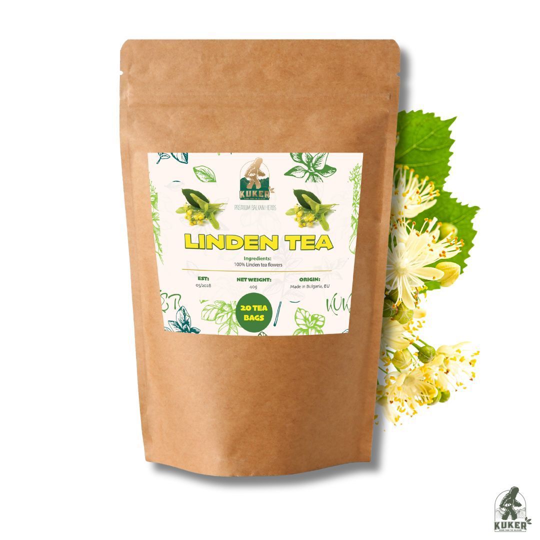 KUKER® Linden Tea 20 Tea Bags | 40g-2