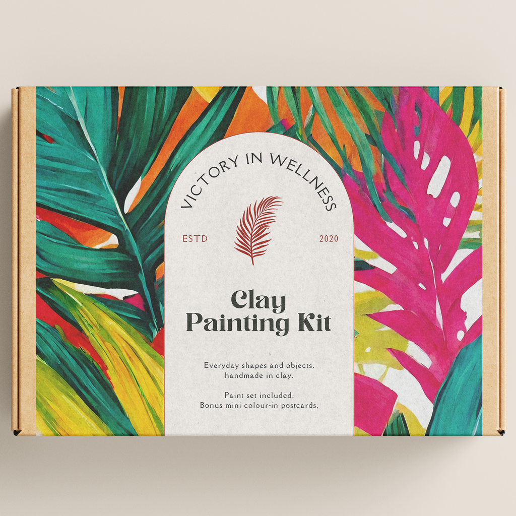 Palm Leaf Paint By Numbers Kit - DIY Nature Art for Adults and Kids, Easy-to-Follow Painting Kit with Numbered Canvas, High Quality Paints, Relaxing and Fun Activity | by Victory In Wellness-0
