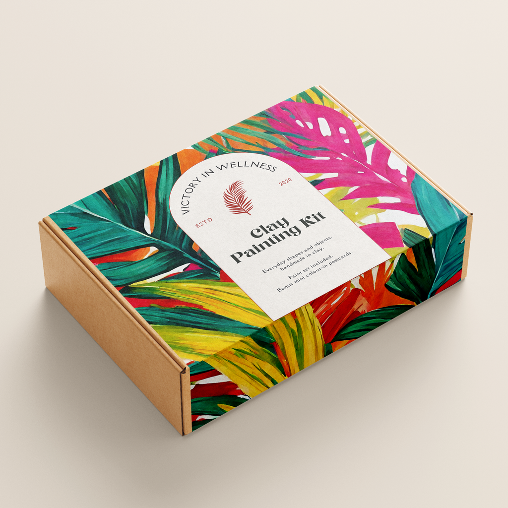 Palm Leaf Paint By Numbers Kit - DIY Nature Art for Adults and Kids, Easy-to-Follow Painting Kit with Numbered Canvas, High Quality Paints, Relaxing and Fun Activity | by Victory In Wellness-1