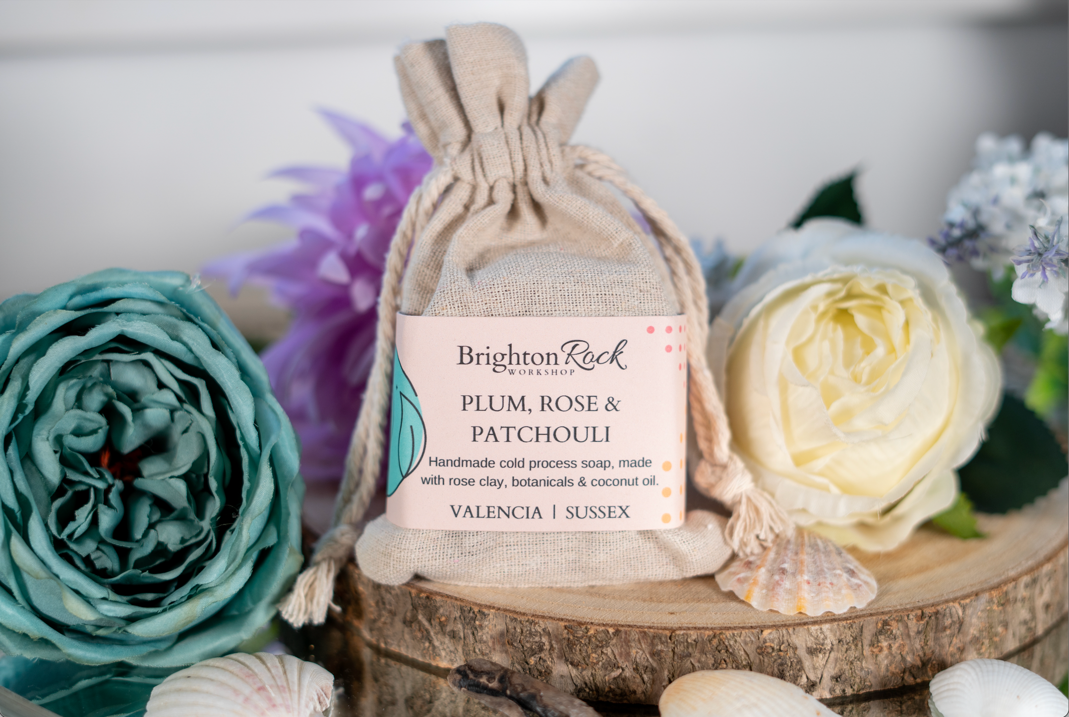 Plum, Rose & Patchouli - Rose Clay Soap-2