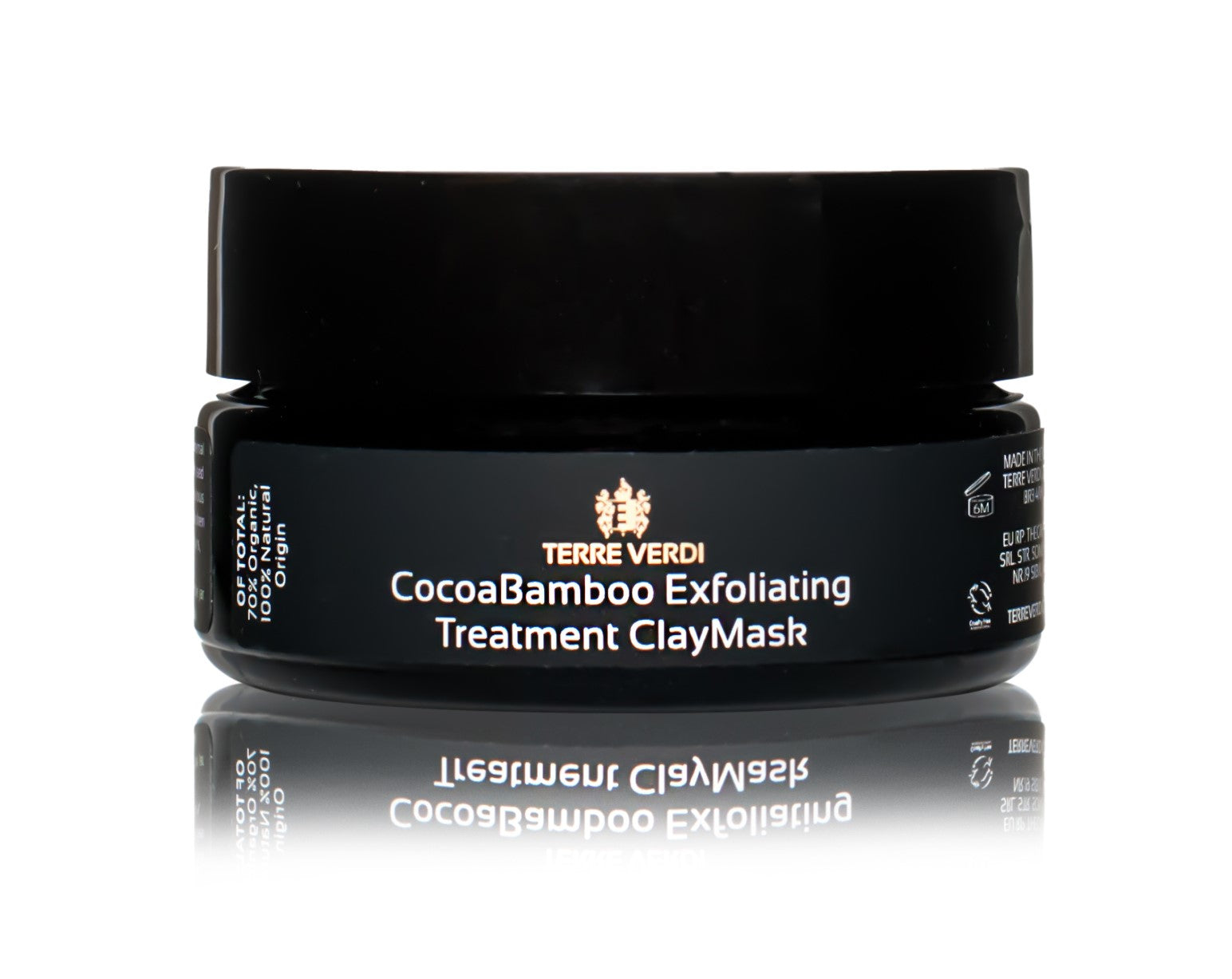 CocoaBamboo Exfoliating Treatment ClayMask for Face and Body - Natural Scrub-1