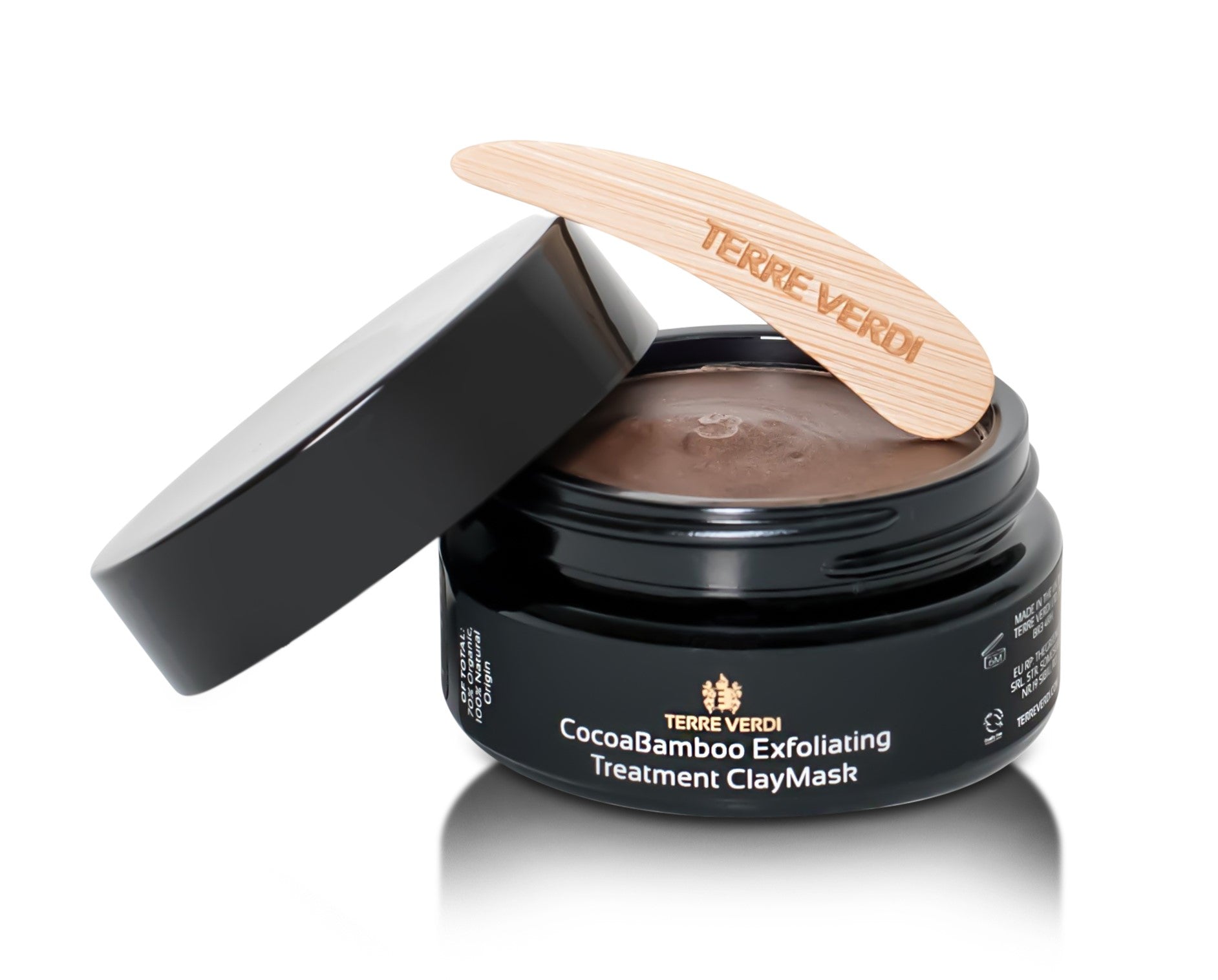 CocoaBamboo Exfoliating Treatment ClayMask for Face and Body - Natural Scrub-0