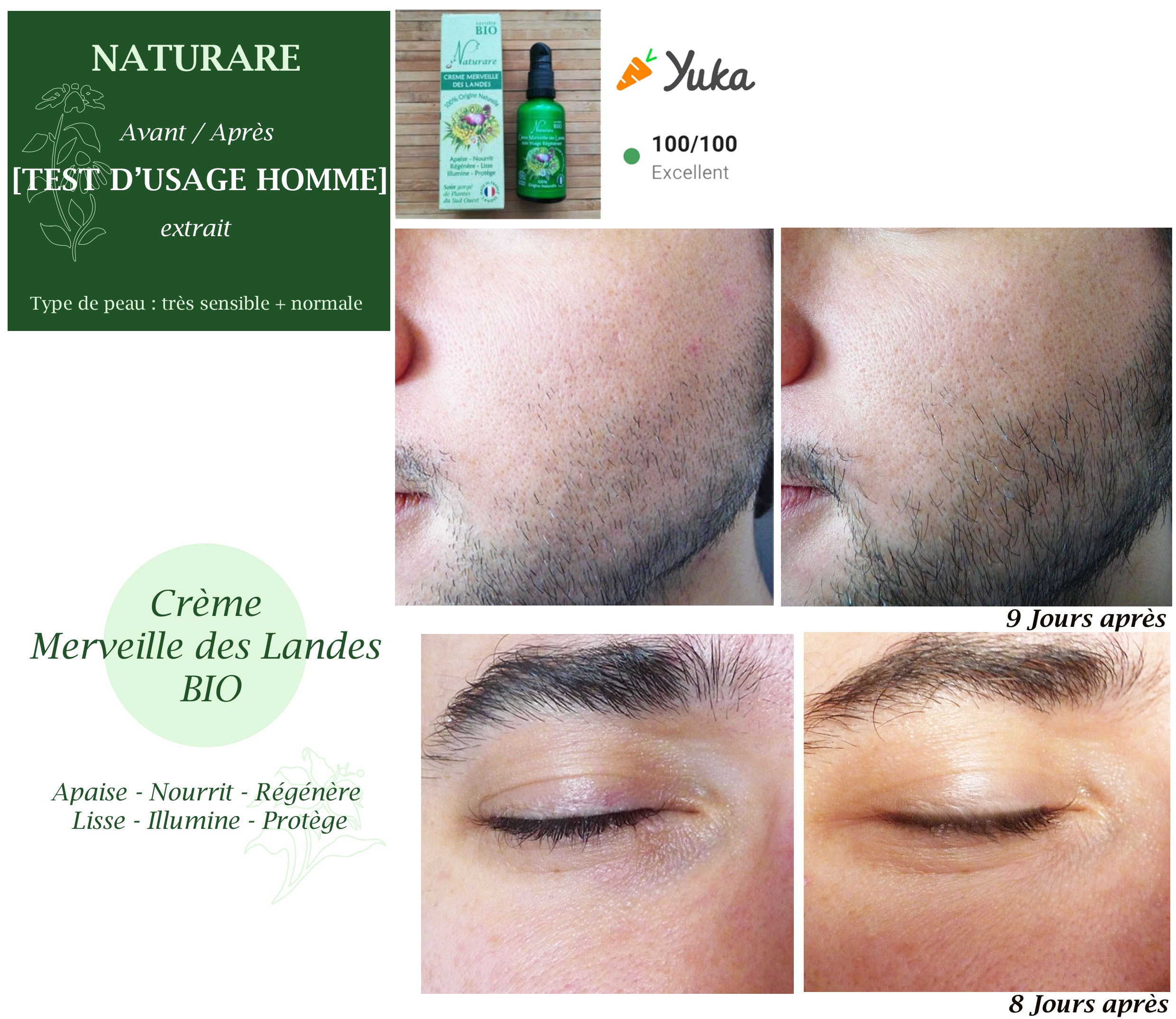 MERVEILLE DES LANDES ORGANIC - Sensitive Skin Care Complete Regeneration Face-11